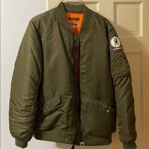 *SOLD* BAPE — APE CROSSBONE MA-1